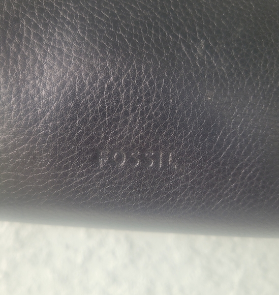 Fossil Colorblock Charlotte Hobo Black and Tan Shoulder Bag - Picture 5 of 13